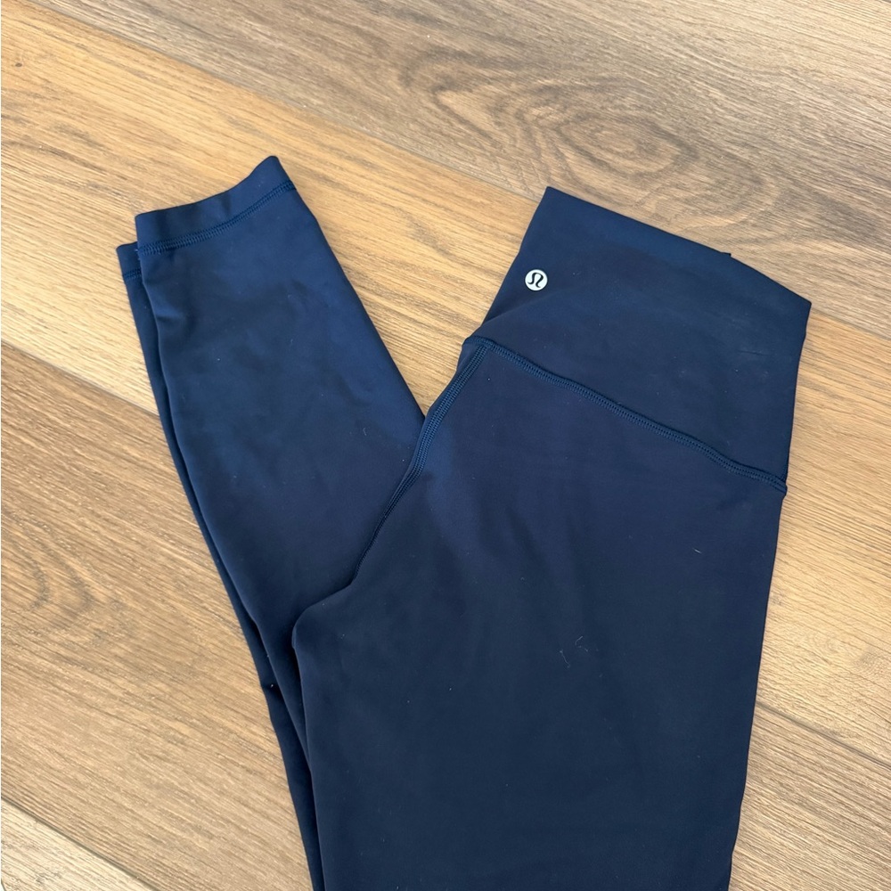 Lululemon Navy Wunder Under HighRise legging